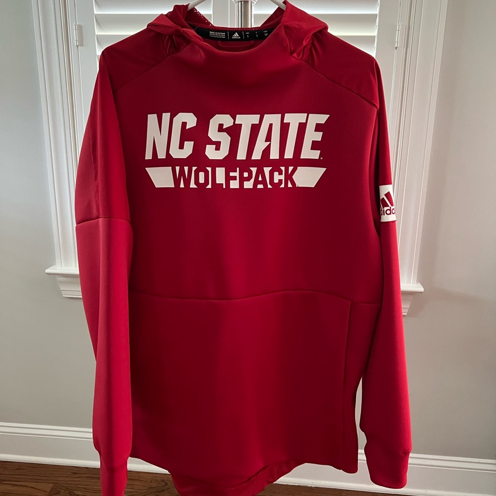 Adidas Men’s NC State Wolfpack Red Hoodie